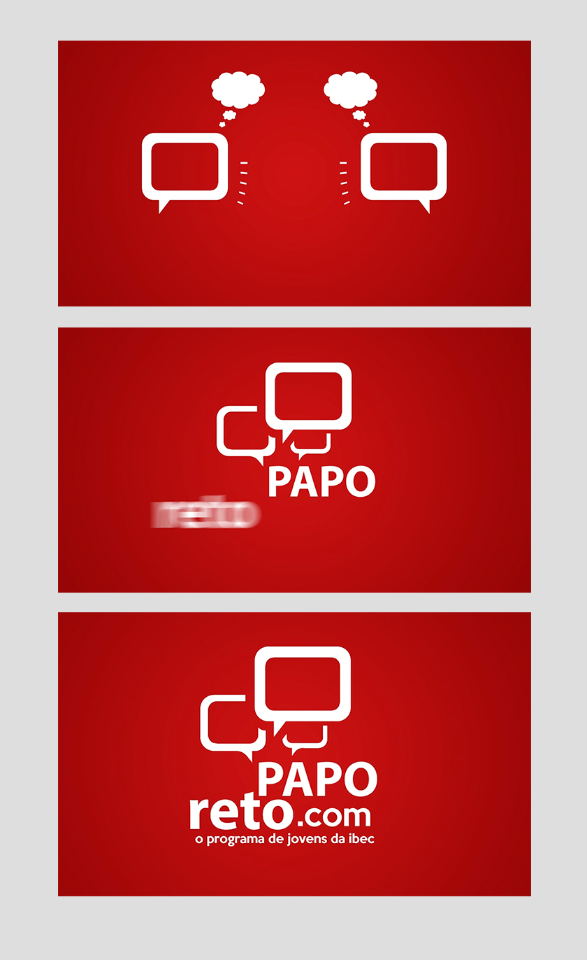 Vinheta Programa Papo Reto no After Effects